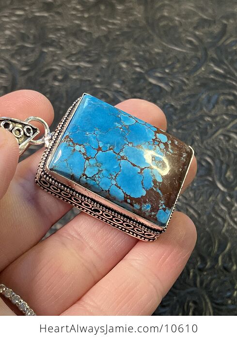 Turquoise Crystal Stone Jewelry Pendant - #Sb6LadCLuS4-4