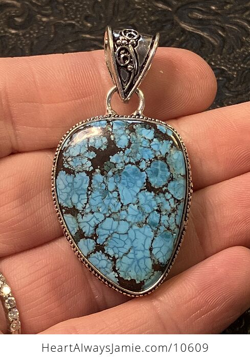 Turquoise Crystal Stone Jewelry Pendant - #emE5OwU8gYY-1