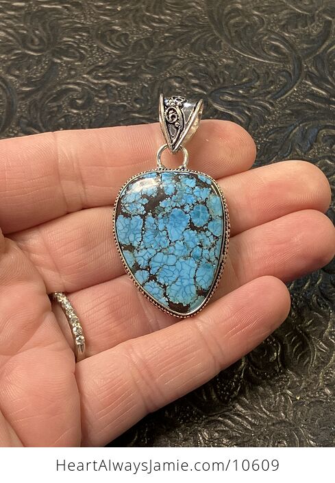 Turquoise Crystal Stone Jewelry Pendant - #emE5OwU8gYY-2