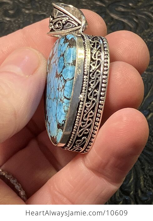 Turquoise Crystal Stone Jewelry Pendant - #emE5OwU8gYY-4