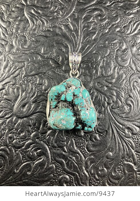 Turquoise Crystal Stone Jewelry Pendant - #jBVF01hvYbg-4