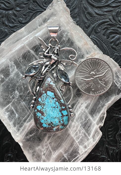 Turquoise Fairy Pendant Stone Crystal Jewelry - #4gxip2ujrCo-2