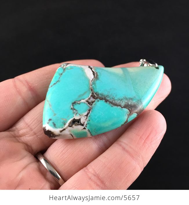 Turquoise Stone Jewelry Pendant - #Bkw8CyFaqbw-3
