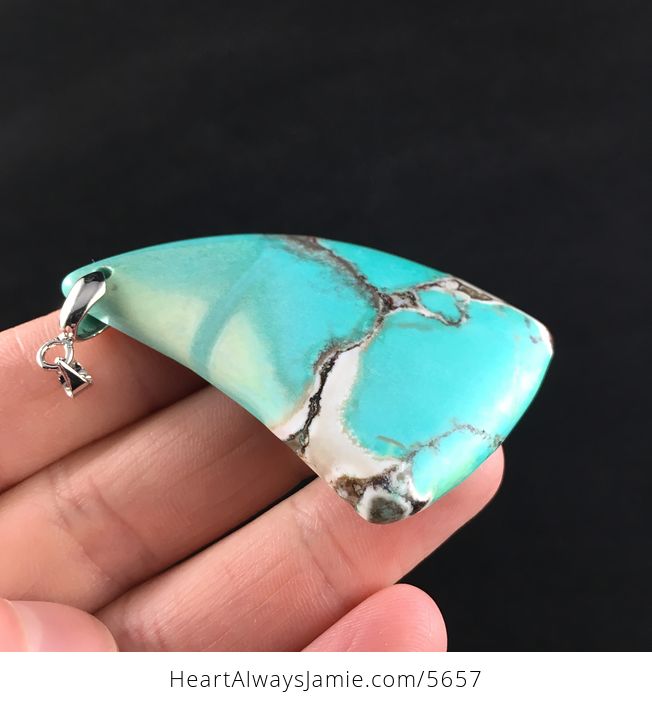 Turquoise Stone Jewelry Pendant - #Bkw8CyFaqbw-4