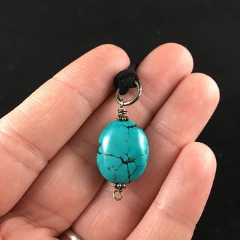 Turquoise Stone Jewelry Pendant Necklace #uYNLELMU3cs