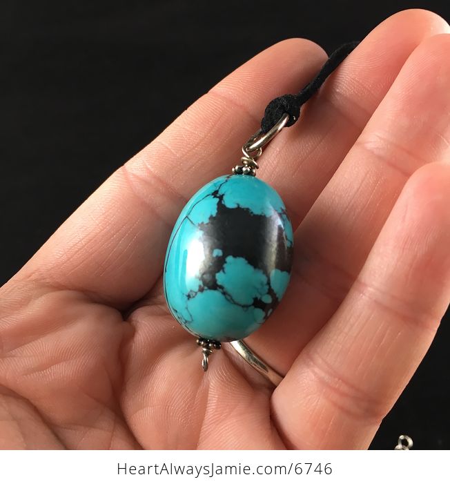 Turquoise Stone Jewelry Pendant Necklace - #MHCAdVXrZ2Q-3