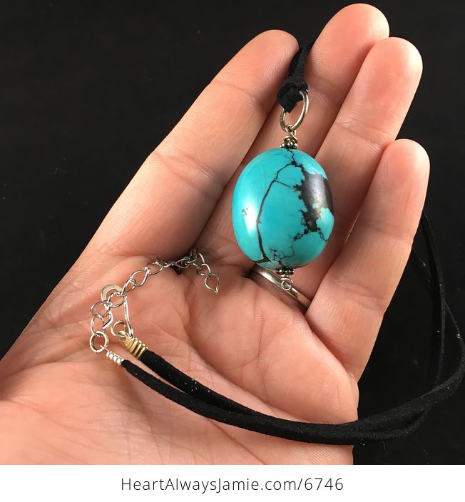 Turquoise Stone Jewelry Pendant Necklace - #MHCAdVXrZ2Q-1