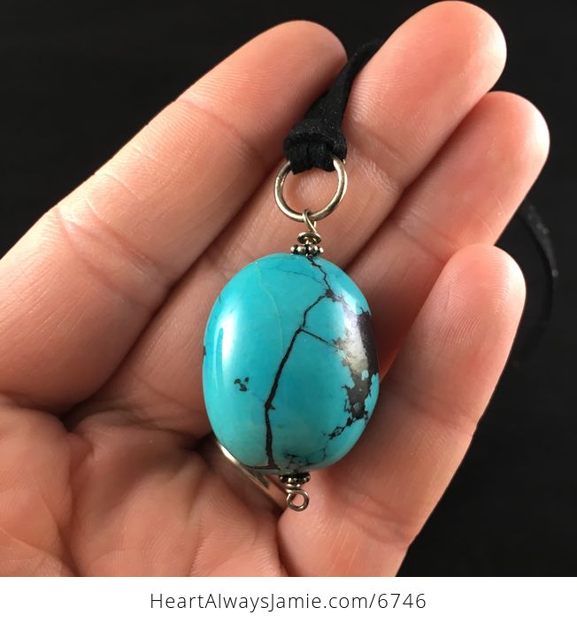 Turquoise Stone Jewelry Pendant Necklace - #MHCAdVXrZ2Q-2