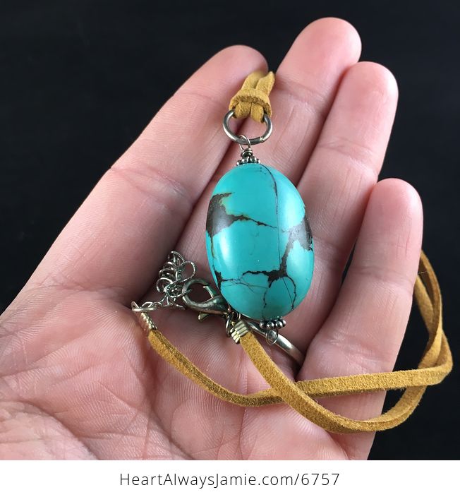 Turquoise Stone Jewelry Pendant Necklace - #ya5Rgc0ZKe0-4