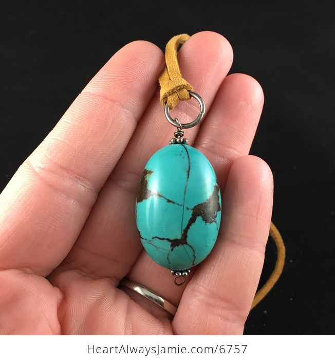 Turquoise Stone Jewelry Pendant Necklace - #ya5Rgc0ZKe0-3