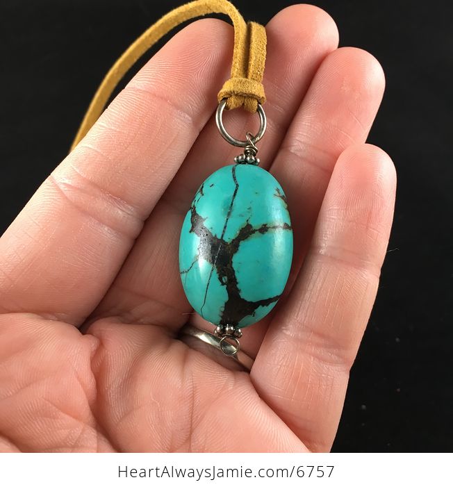Turquoise Stone Jewelry Pendant Necklace - #ya5Rgc0ZKe0-1