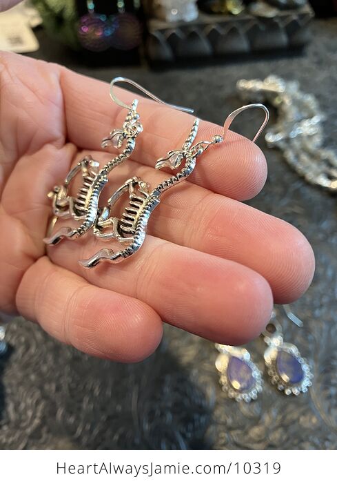 Unicorn Skeleton Halloween Jewelry Earrings - #SemHDo4UtEI-3