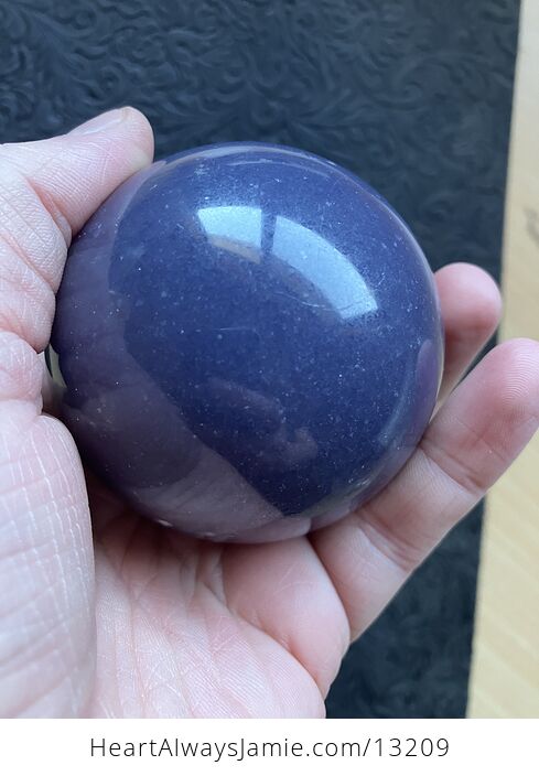 Unique Purple Mica Lepidolite Crystal Sphere with Stand - #Li2U0lVVANM-8