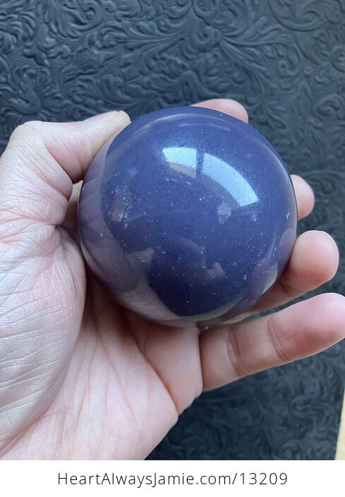 Unique Purple Mica Lepidolite Crystal Sphere with Stand - #Li2U0lVVANM-4