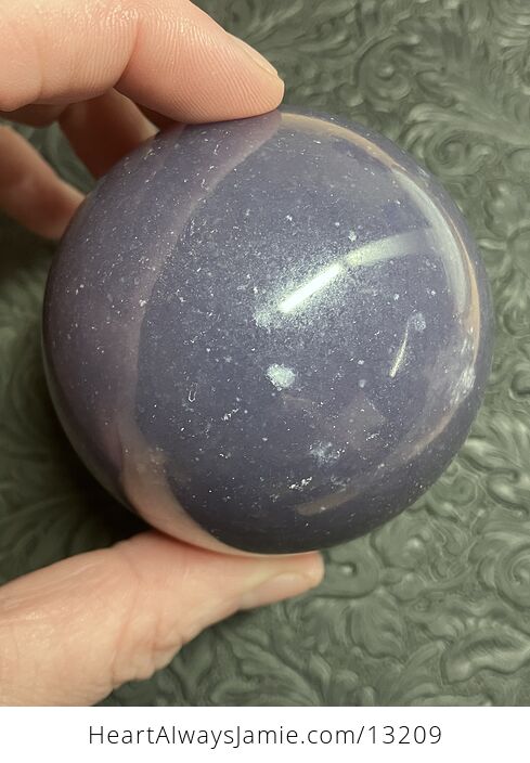 Unique Purple Mica Lepidolite Crystal Sphere with Stand - #Li2U0lVVANM-15