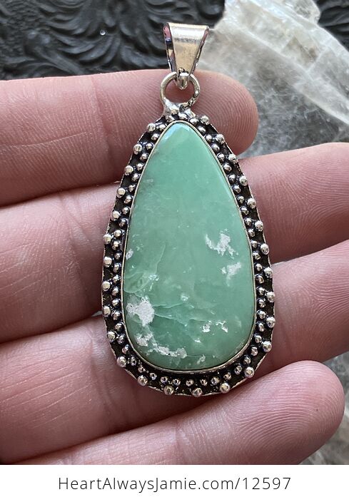 Variscite Crystal Stone Jewelry Pendant - #lT2oxd9dGp0-1