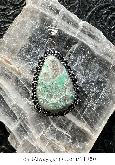 Variscite Crystal Stone Jewelry Pendant - #tFYW7jJCrkk-6