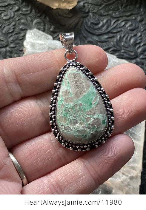 Variscite Crystal Stone Jewelry Pendant - #tFYW7jJCrkk-2