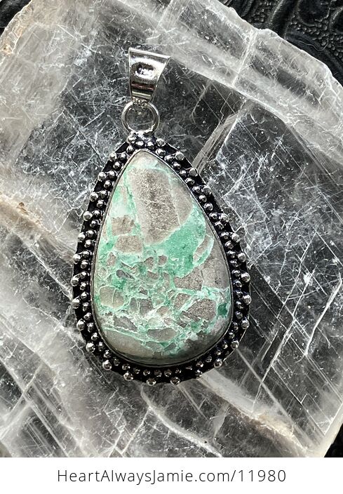 Variscite Crystal Stone Jewelry Pendant - #tFYW7jJCrkk-1