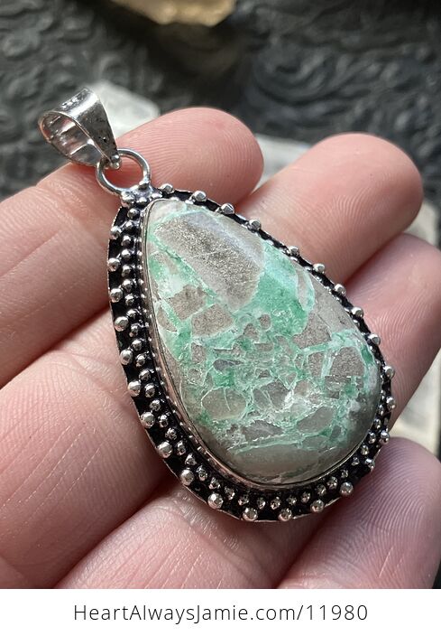 Variscite Crystal Stone Jewelry Pendant - #tFYW7jJCrkk-4