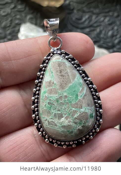 Variscite Crystal Stone Jewelry Pendant - #tFYW7jJCrkk-3