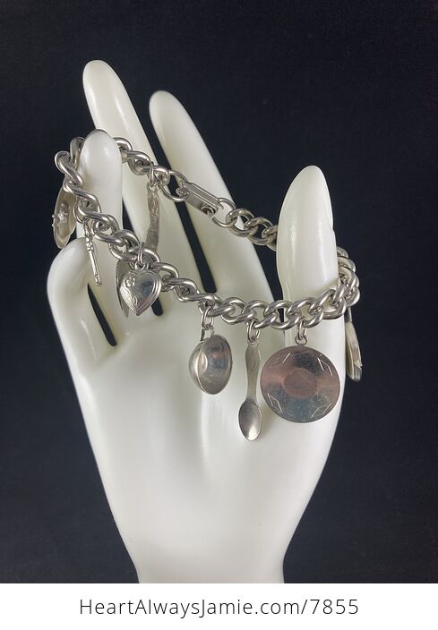 Vintage Chain Cooking Charm Bracelet - #mDwvxUCeos0-6