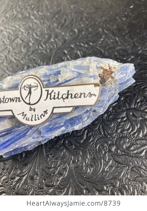 Vintage Youngstown Kitchens by Mullins White and Silver Cabinet Enameled Replacement Emblem Badge - #hia8EsHLntI-3