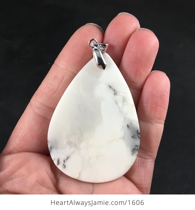 White African Dendrite Moss Opal Stone Pendant Necklace Ado3 - #ZyN2gmPqsm4-2