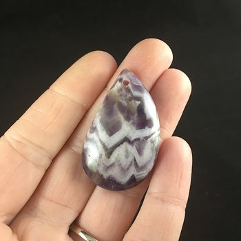 White and Purple Brazil Amethyst Stone Pendant Jewelry #QYSljC2OpxI