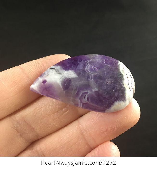 White and Purple Brazil Amethyst Stone Pendant Jewelry - #GVhuufOLlP8-4