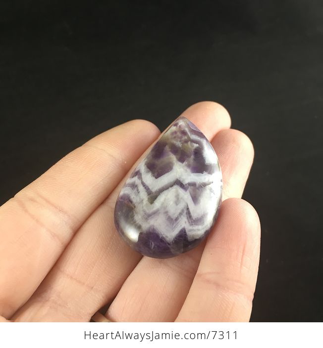 White and Purple Brazil Amethyst Stone Pendant Jewelry - #QYSljC2OpxI-2