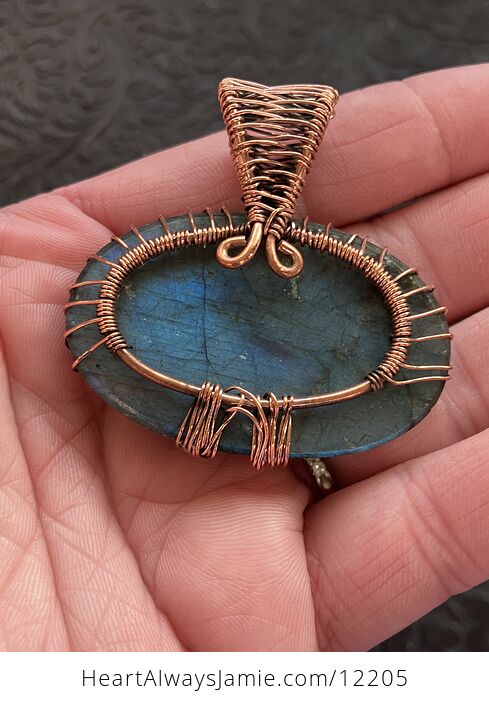 Wire Wrapped Tree of Life Labradorite Crystal Stone Jewelry Pendant - #F2QOSLFU5Kw-5