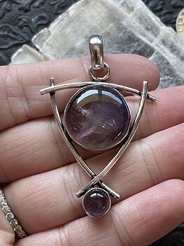 Witchy Amethyst Crystal Stone Jewelry Pendant #pi4dfzGspns