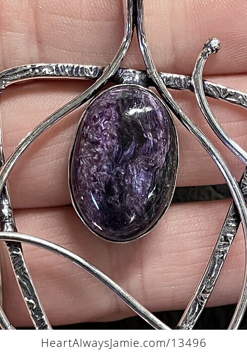 Witchy Charoite Pendant Stone Crystal Jewelry - #NA0XZuov42c-4