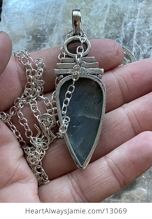 Witchy Labradorite Crystal Stone Jewelry Pendant Necklace - #y3nHZZUZuo8-3