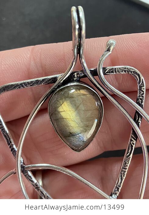 Witchy Labradorite Pendant Stone Crystal Jewelry - #U2HA2ZfTHqA-2