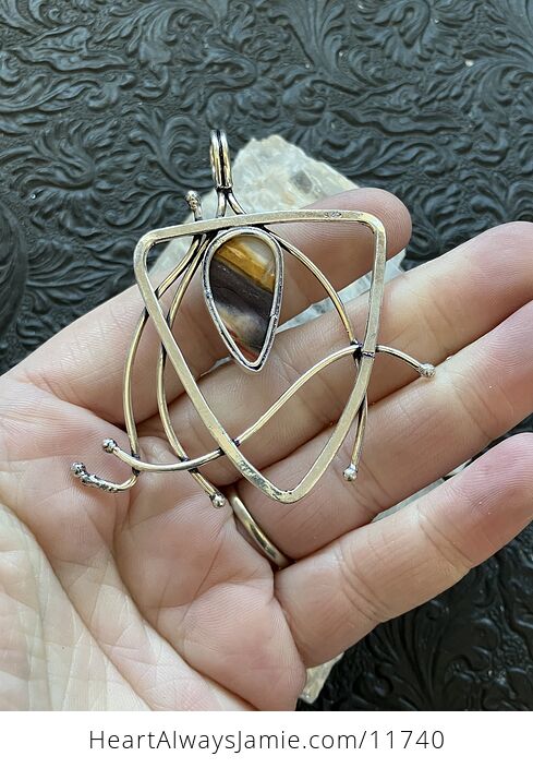 Witchy Mookaite Jasper Crystal Stone Jewelry Pendant - #9NEyVqIQSmY-6