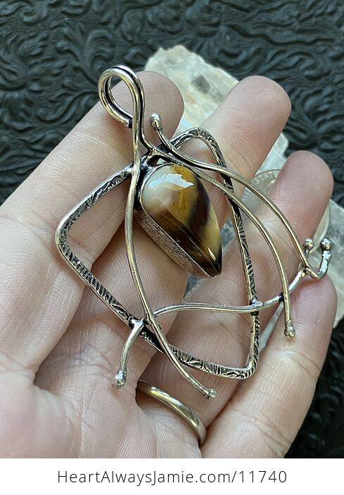 Witchy Mookaite Jasper Crystal Stone Jewelry Pendant - #9NEyVqIQSmY-4