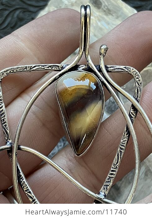 Witchy Mookaite Jasper Crystal Stone Jewelry Pendant - #9NEyVqIQSmY-5