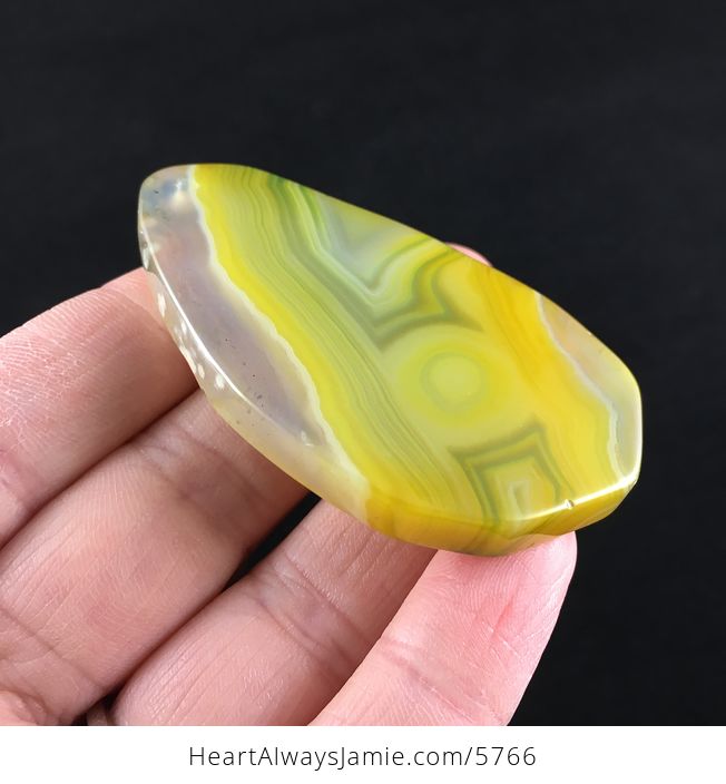 Yellow Agate Stone Jewelry Pendant - #Bs5rM3vK5js-4