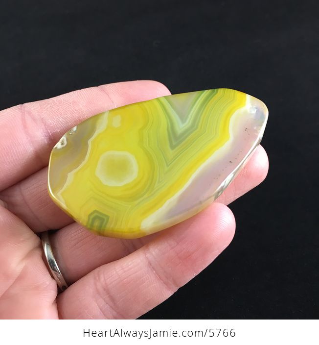 Yellow Agate Stone Jewelry Pendant - #Bs5rM3vK5js-7